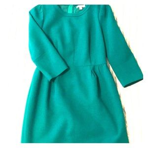 Emerald 3/4 length sleeve dress